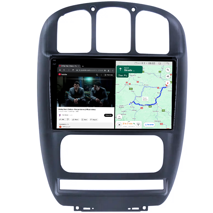 Navigatie dedicata Dodge Caravan 2000-2007, 4GB RAM 64GB ROM, Quadcore, Android, Display QLED  9", DSP, Carplay&Android Auto, Suport camere AHD [4]