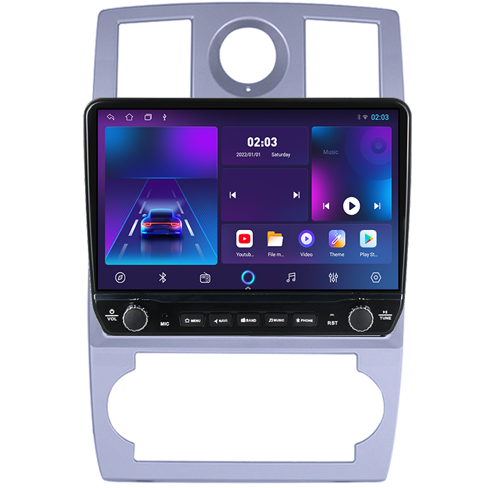 Navigatie dedicata Chrysler 300C 2004-2011 Tesla cu butoane rotative model 2024, 4GB RAM 64GB ROM, Procesor Quadcore, Android 14, Display QLED 10", DSP, Carplay&Android Auto [5]