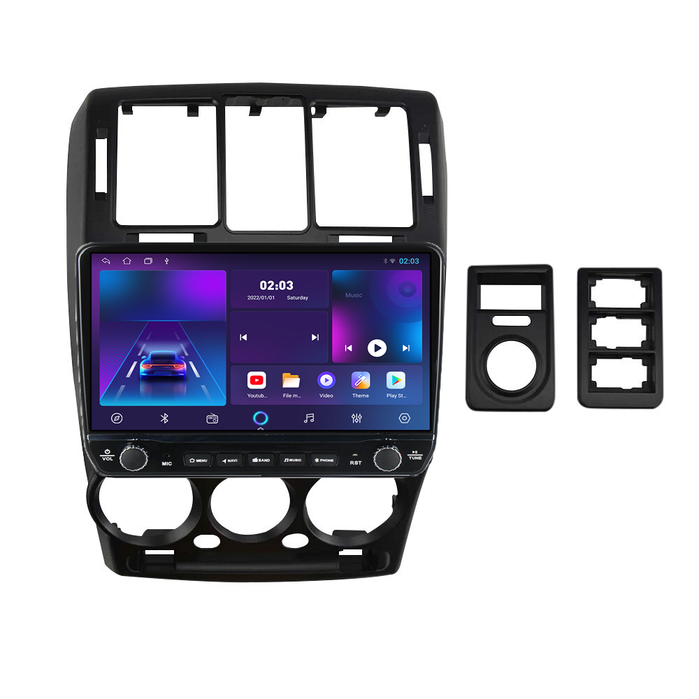 Navigatie dedicata Hyundai Getz 2002-2011 Tesla Cu Butoane Rotative Model 2024, 4GB RAM 64GB ROM, Procesor Quadcore, Android 14, Display QLED 10", DSP, Carplay&AndroidAuto [2]