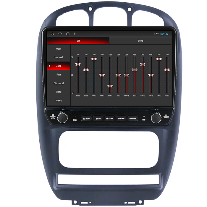Navigatie dedicata Dodge Caravan 2000-2007 Tesla Cu Butoane Rotative Model 2024, 4GB RAM 64GB ROM, Procesor Quadcore, Android, Display QLED 10", DSP, Carplay&AndroidAuto [2]