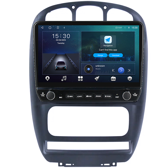 Navigatie dedicata Dodge Caravan 2000-2007 Tesla Cu Butoane Rotative Model 2024, 4GB RAM 64GB ROM, Procesor Quadcore, Android, Display QLED 10", DSP, Carplay&AndroidAuto [5]