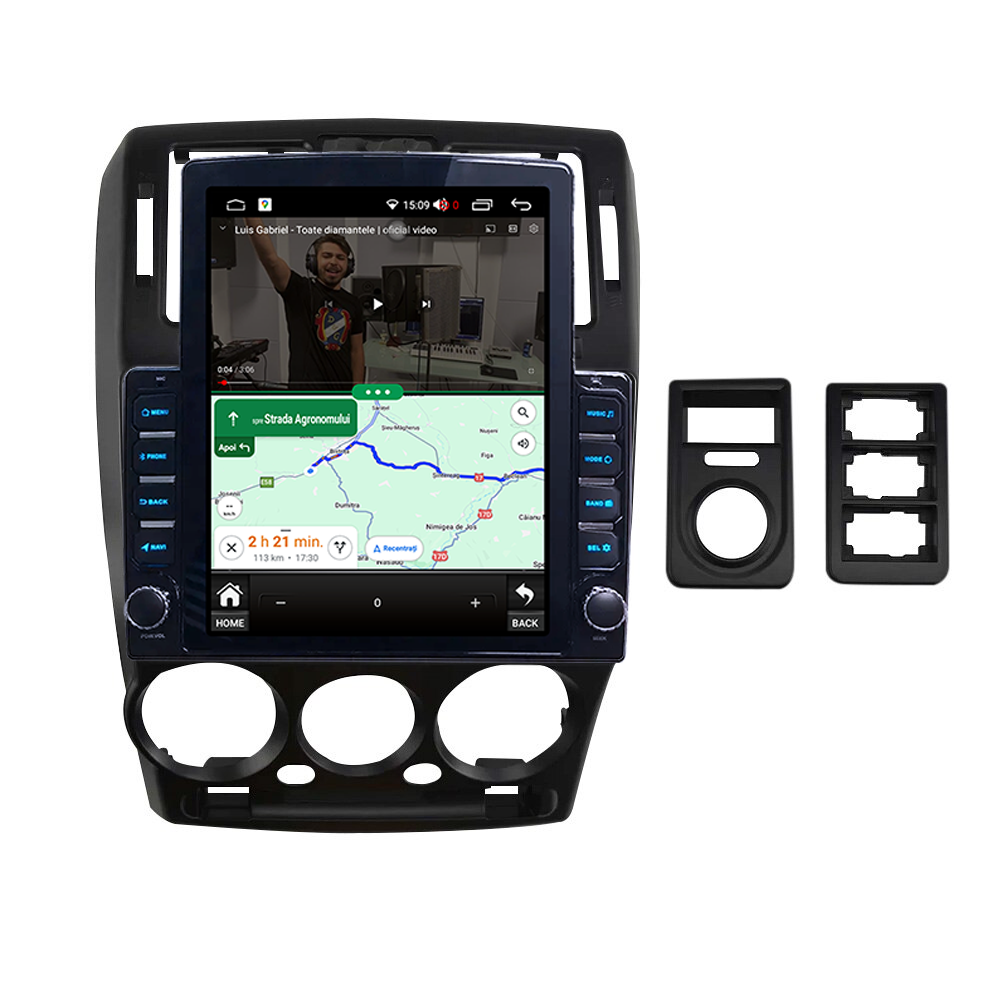 Navigatie dedicata Hyundai Getz 2002-2011 Tesla Style, 4GB RAM 64GB ROM, Procesor Quadcore, Android 14, Display QLED 9.7", DSP, Carplay&Android Auto [5]