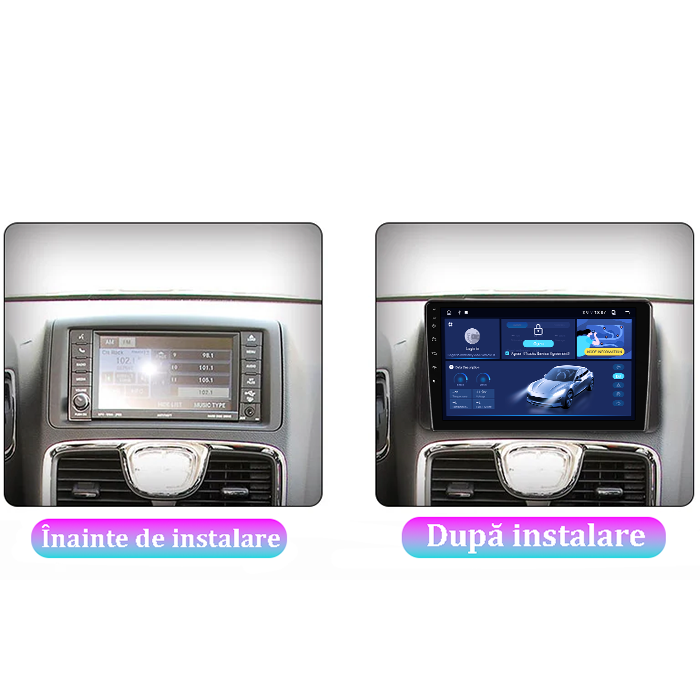 Navigatie dedicata Chrysler Grand Voyager 2011-2015, 4GB RAM 64GB ROM, Quadcore, Android 14, Display QLED 1K 9", DSP, Carplay&Android Auto, Suport camere AHD [5]