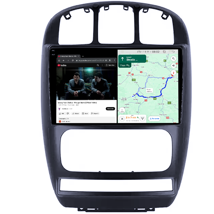 Navigatie dedicata Chrysler Pacifica 2006-2012/Dodge Caravan, 4GB RAM 64GB ROM, Quadcore, Android 14, Display QLED 1K 9", DSP, Carplay&Android Auto, Suport camere AHD [4]