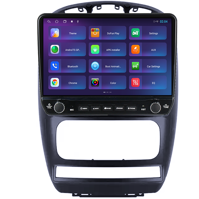 Navigatie dedicata Chrysler Pacifica 2006-2012/Dodge Caravan, Tesla cu butoane rotative model 2024, 4GB RAM 64GB ROM, Procesor Quadcore, Android 14, Display QLED 10", DSP, Carplay&Android Auto [4]
