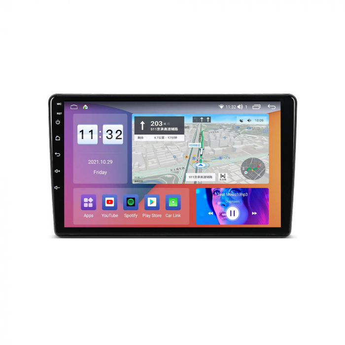 Navigatie dedicata Citroen Berlingo 2008-2009, 4GB RAM 64GB ROM, Octacore, Android 13, Display QLED 9", DSP, Carplay, Android Auto, Internet, Youtube, Waze, WIFI, Bluetooth [7]