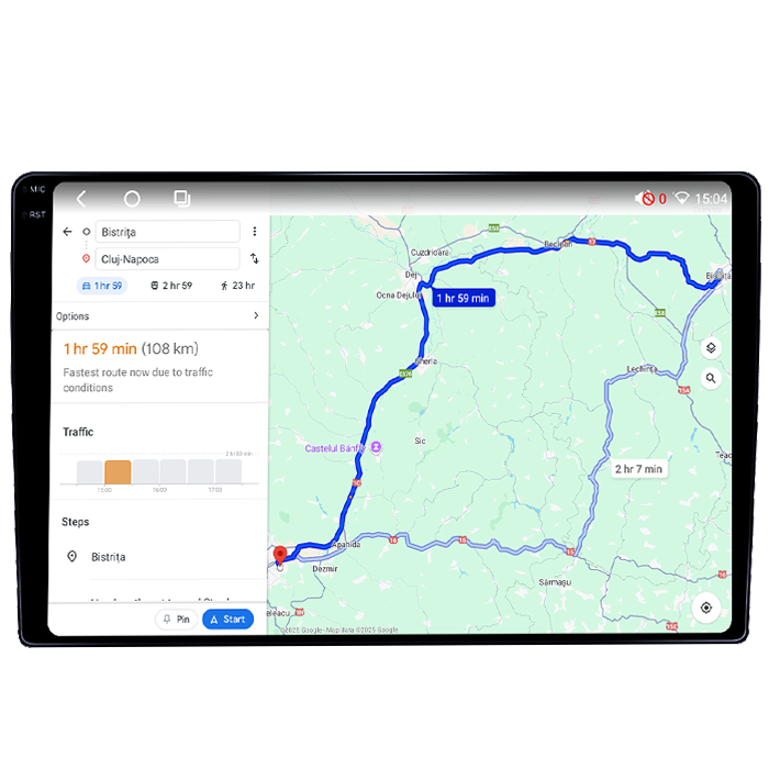 Navigatie dedicata Citroen Berlingo 2008-2009, 4GB RAM 64GB ROM, Octacore, Android 14, Display QLED 1K 9", Carplay&Android Auto, SIM 4G, Ventilator Activ [3]