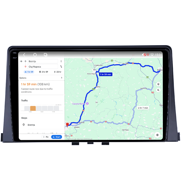 Navigatie dedicata Citroen Berlingo 2018-2020, 4GB RAM 64GB ROM, Octacore, Android 14, Display QLED 1K 9", Carplay&Android Auto, SIM 4G, Ventilator Activ [5]