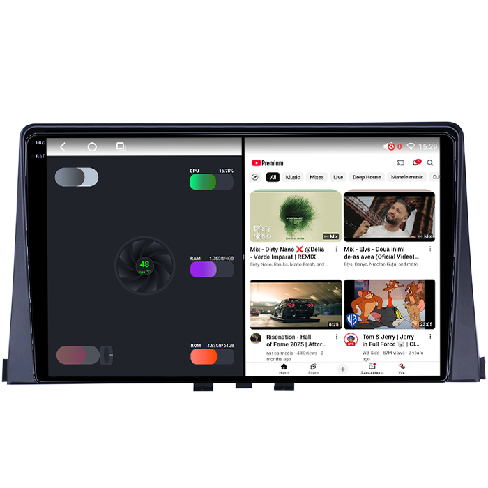 Navigatie dedicata Citroen Berlingo 2018-2020, 4GB RAM 64GB ROM, Procesor Qualcomm Octacore, Android 14, Rezolutie 2K, Display QLED 9", DSP, Carplay&Android Auto, SIM 4G [4]