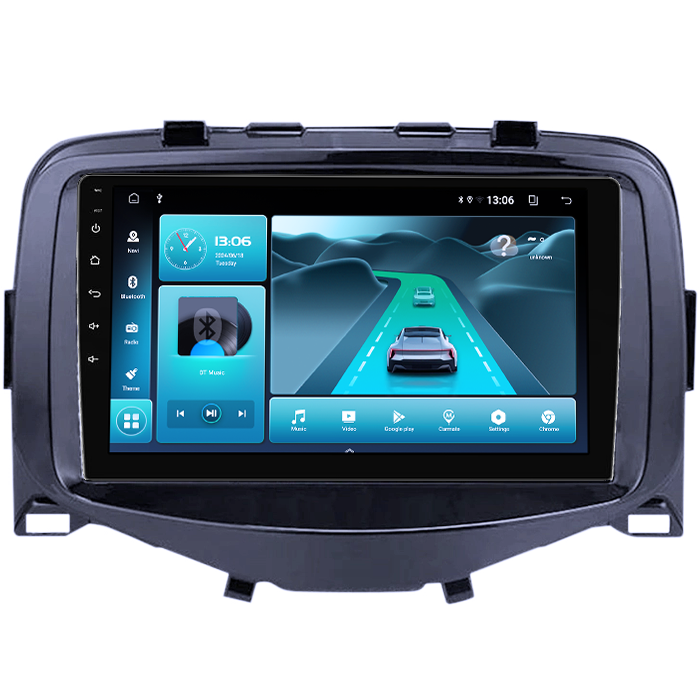 Navigatie dedicata Citroen C1 2016, 8GB RAM 128GB ROM, Octacore, Platforma TS18, Android 13, Display QLED 9”, Suporta camera 360º, DSP, Carplay&Android Auto, SIM 4G, Ventilator Activ [3]