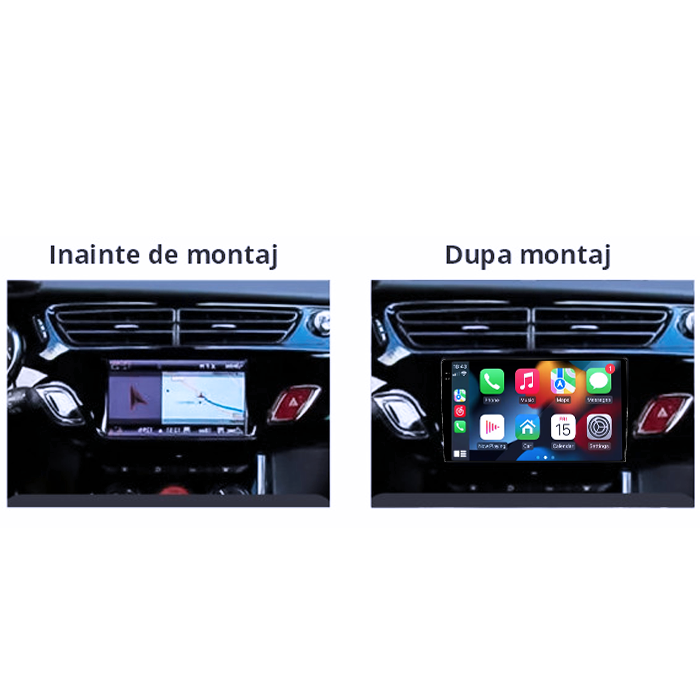 Navigatie dedicata Citroen C3 2 2009-2016, 8GB RAM 128GB ROM, Octacore, Platforma TS18, Android 14, Display QLED 9", Suporta camera 360", DSP, Carplay&Android Auto, [4]