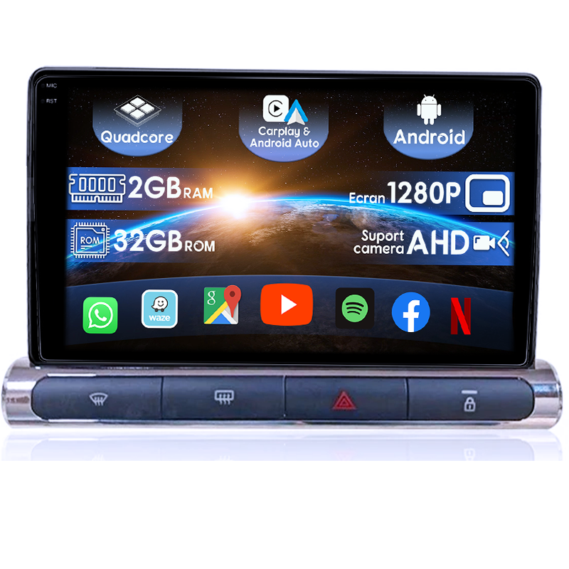 Navigatie dedicata Citroen C3 2018-2023, 4GB RAM 64GB ROM, Octacore, Android 14, Display QLED 1K 9", Carplay&Android Auto, SIM 4G, Ventilator Activ [5]
