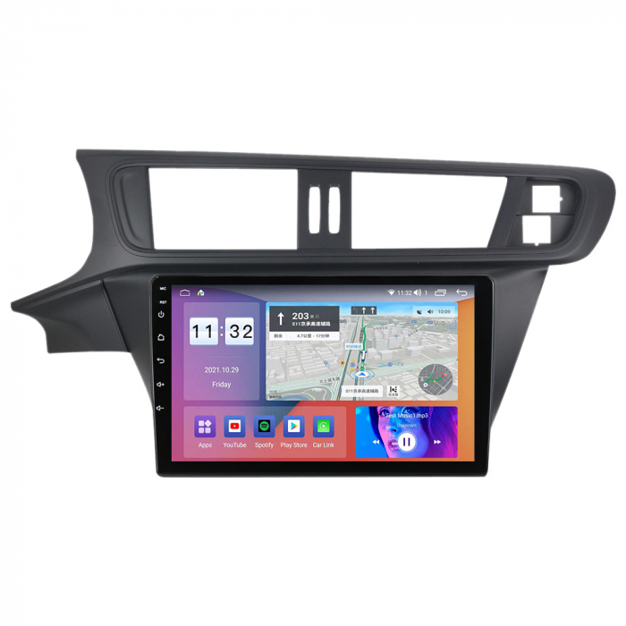 Navigatie dedicata Citroen C3-XR 2010-2015, 4 GB RAM 32 ROM, Android 13, Display QLED, 10",DSP, Carplay, Android Auto, Internet, Youtube , Waze , Wi Fi , Usb , Bluetooth , Mirrorlink [6]