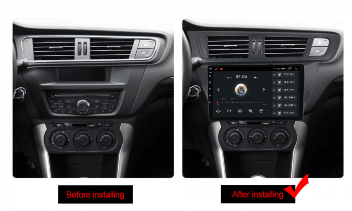 Navigatie dedicata Citroen C3-XR 2010-2015, 4 GB RAM 32 ROM, Android 13, Display QLED, 10",DSP, Carplay, Android Auto, Internet, Youtube , Waze , Wi Fi , Usb , Bluetooth , Mirrorlink [7]
