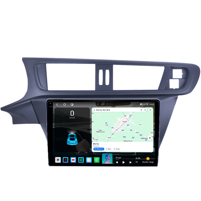 Navigatie dedicata Citroen C3-XR 2010-2015, 4GB RAM 64GB ROM, Octacore, Android 14, Display QLED 1K 9", Carplay&Android Auto, SIM 4G, Ventilator Activ4GB RAM 64GB ROM, Octacore, Android 14, Display QL [5]