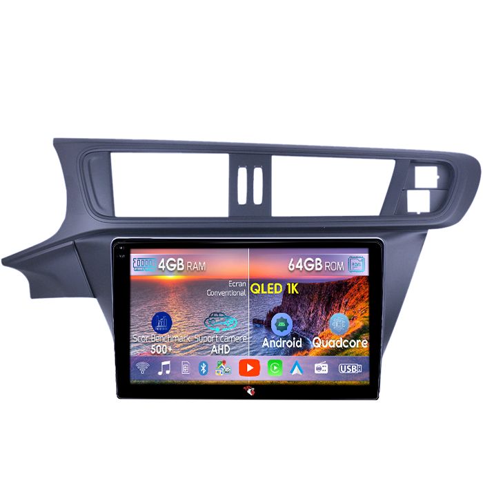 Navigatie dedicata Citroen C3-XR 2010-2015, 4GB RAM 64GB ROM, Octacore, Android 14, Display QLED 1K 9", Carplay&Android Auto, SIM 4G, Ventilator Activ4GB RAM 64GB ROM, Octacore, Android 14, Display QL [1]