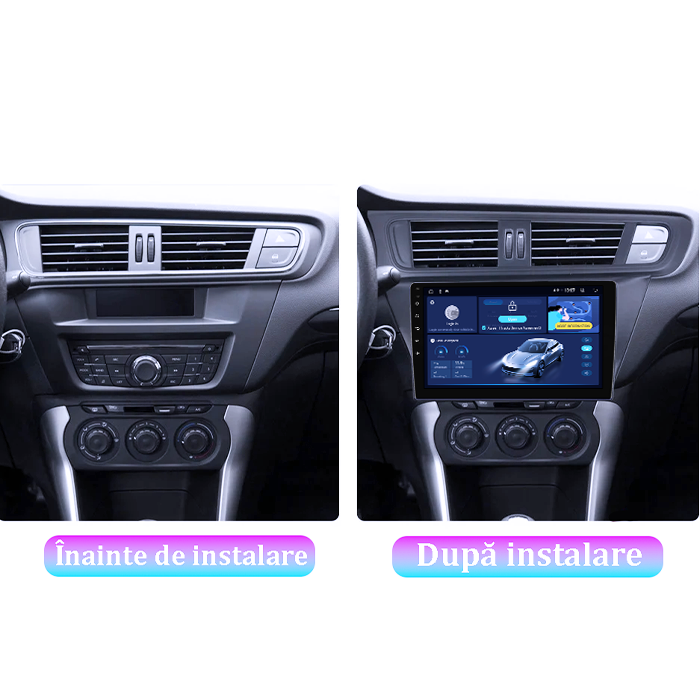 Navigatie dedicata Citroen C3-XR 2010-2015, 4GB RAM 64GB ROM, Quadcore, Android 14, Display QLED 1K 10", DSP, Carplay&Android Auto, Suport camere AHD [5]