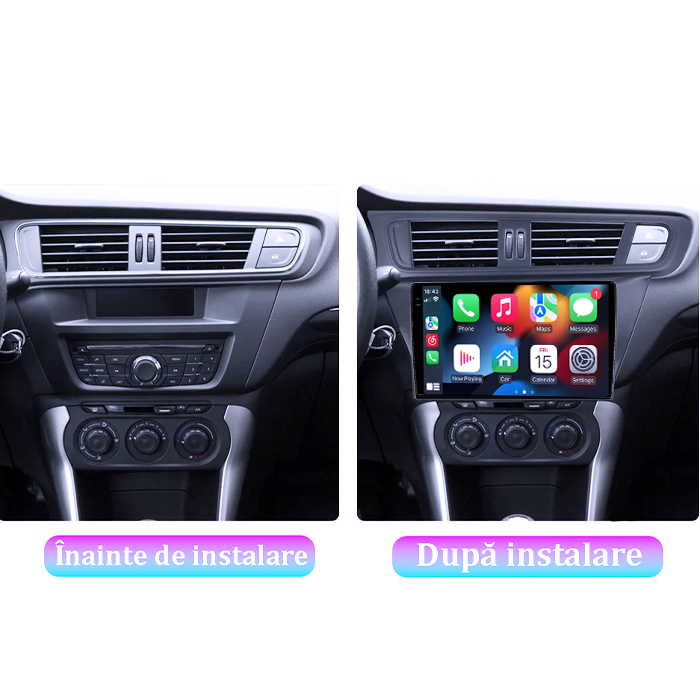 Navigatie dedicata Citroen C3-XR 2010-2015, 4GB RAM 64GB ROM, Procesor Qualcomm Octacore, Android 14, Rezolutie 2K, Display QLED 10", DSP, Carplay&Android Auto, SIM 4G [7]