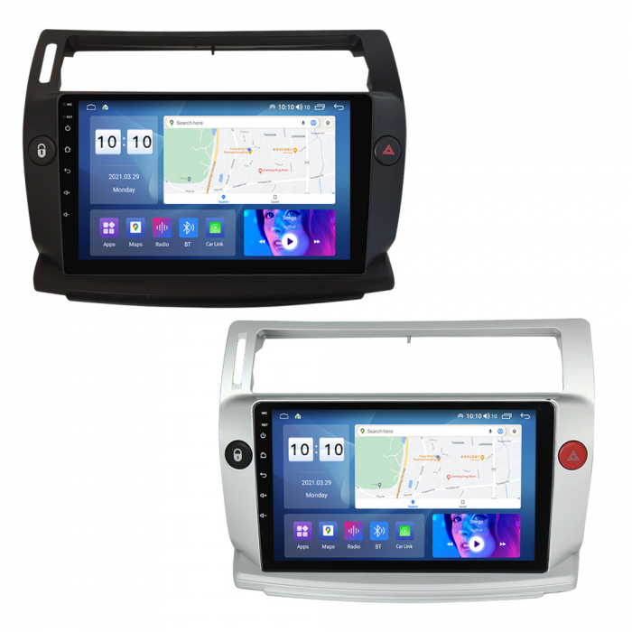 Navigatie dedicata Citroen C4 2004-2014, 4 GB RAM 32 ROM, Android 13, Display QLED, 9",DSP, Carplay, Android Auto, Internet, Youtube , Waze , Wi Fi , Usb , Bluetooth , Mirrorlink [3]