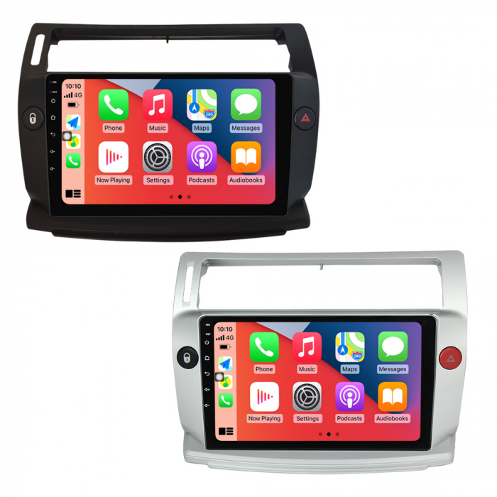 Navigatie dedicata Citroen C4 2004-2014, 4 GB RAM 32 ROM, Android 13, Display QLED, 9",DSP, Carplay, Android Auto, Internet, Youtube , Waze , Wi Fi , Usb , Bluetooth , Mirrorlink [2]