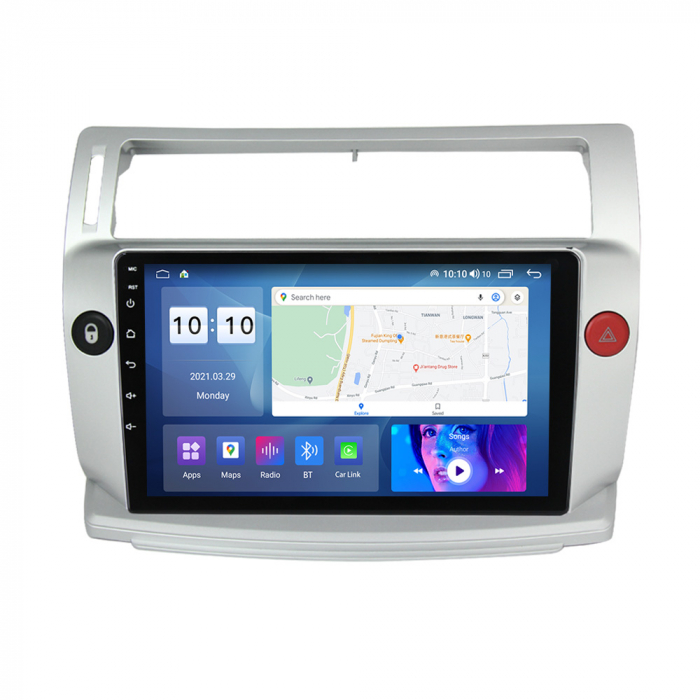Navigatie dedicata Citroen C4 2004-2014, 4GB RAM 64GB ROM, Octacore, Android 13, Display QLED 9", DSP, Carplay, Android Auto, Internet, Youtube, Waze, WIFI, Bluetooth [5]