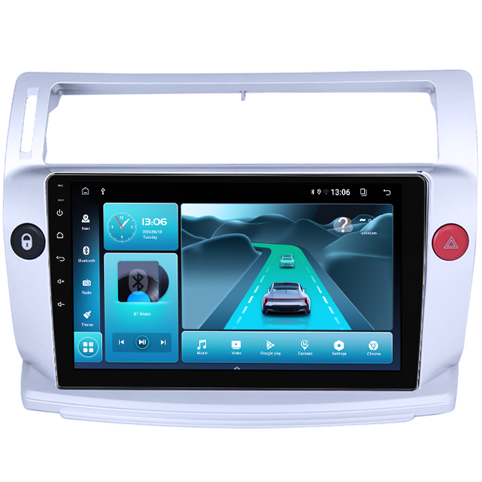 Navigatie dedicata Citroen C4 2004-2014, 8GB RAM 128GB ROM, Octacore, Platforma TS18, Android 13, Display QLED 9”, Suporta camera 360º, DSP, Carplay&Android Auto, SIM 4G, Ventilator Activ [4]
