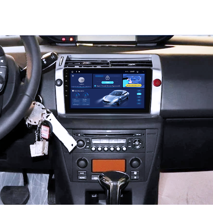Navigatie dedicata Citroen C4 2004-2014, 4GB RAM 64GB ROM, Quadcore, Android 14, Display QLED 1K 9", DSP, Carplay&Android Auto, Suport camere AHD [5]