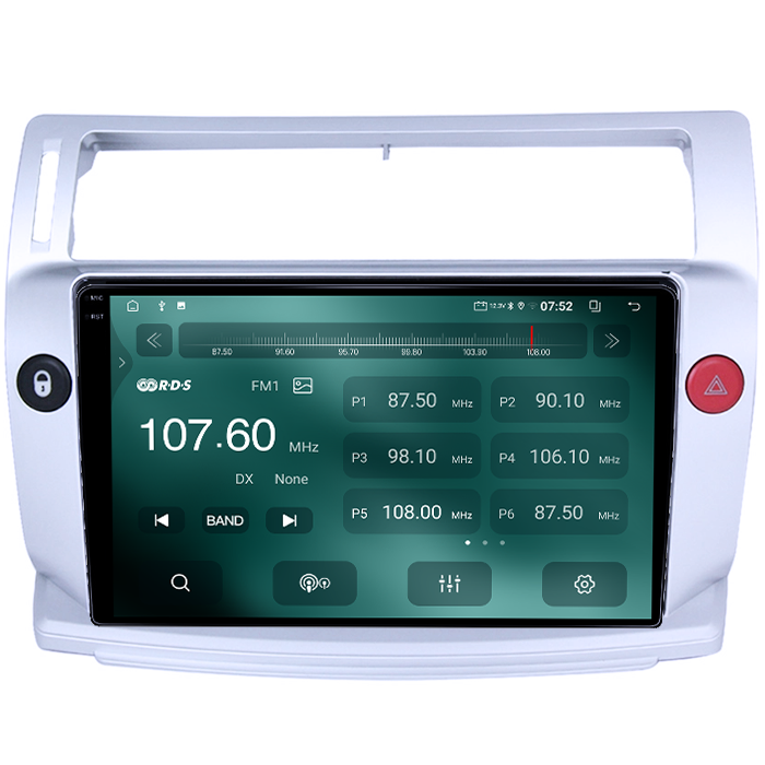 Navigatie dedicata Citroen C4 2004-2014, 4GB RAM 64GB ROM, Quadcore, Android 14, Display QLED 1K 9", DSP, Carplay&Android Auto, Suport camere AHD [3]