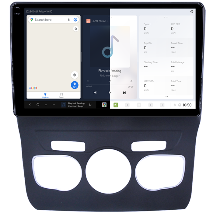 Navigatie dedicata Citroen C4L 2013-2016 DUDU3, 4GB RAM 64GB ROM, Octacore, Platforma 8581, Android, Display QLED 10", DSP, Carplay&AndroidAuto [2]