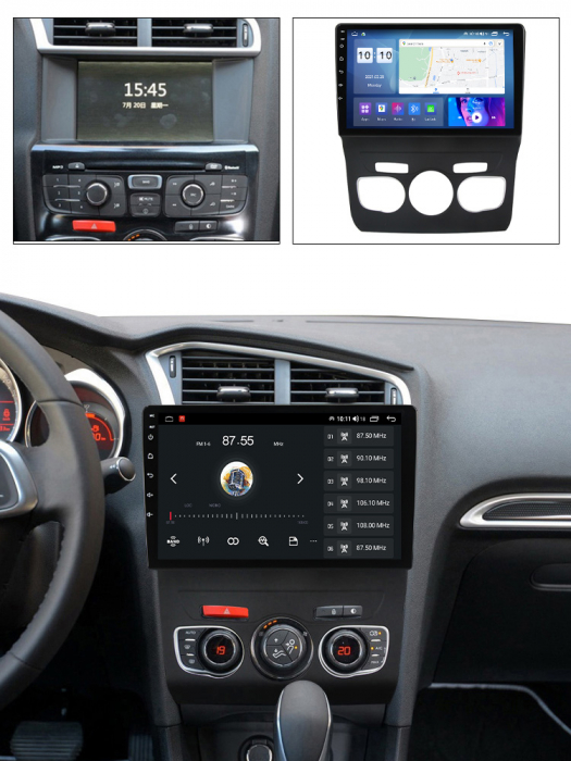 (Resigilata) Navigatie dedicata Citroen C4L 2013-2016, 2 GB RAM 32 ROM, Android 13, Display 10",Carplay, Android Auto, Internet, Youtube , Waze , Wi Fi , Usb , Bluetooth , Mirrorlink [3]