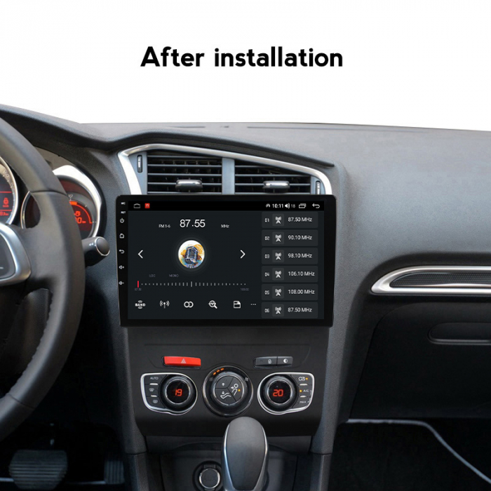 Navigatie dedicata Citroen C4L 2013-2016, 4GB RAM 64GB ROM, Octacore, Android 13, Display QLED 10", DSP, Carplay, Android Auto, Internet, Youtube, Waze, WIFI, Bluetooth [6]