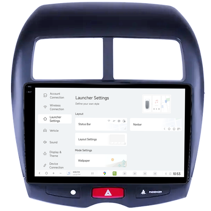 Navigatie dedicata Peugeot 4008 DUDU3, 4GB RAM 64GB ROM, Octacore, Platforma 8581, Android, Display QLED 10", DSP, Carplay&AndroidAuto [5]