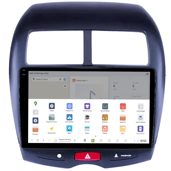 Navigatie dedicata Peugeot 4008 DUDU3, 4GB RAM 64GB ROM, Octacore, Platforma 8581, Android, Display QLED 10", DSP, Carplay&AndroidAuto [3]