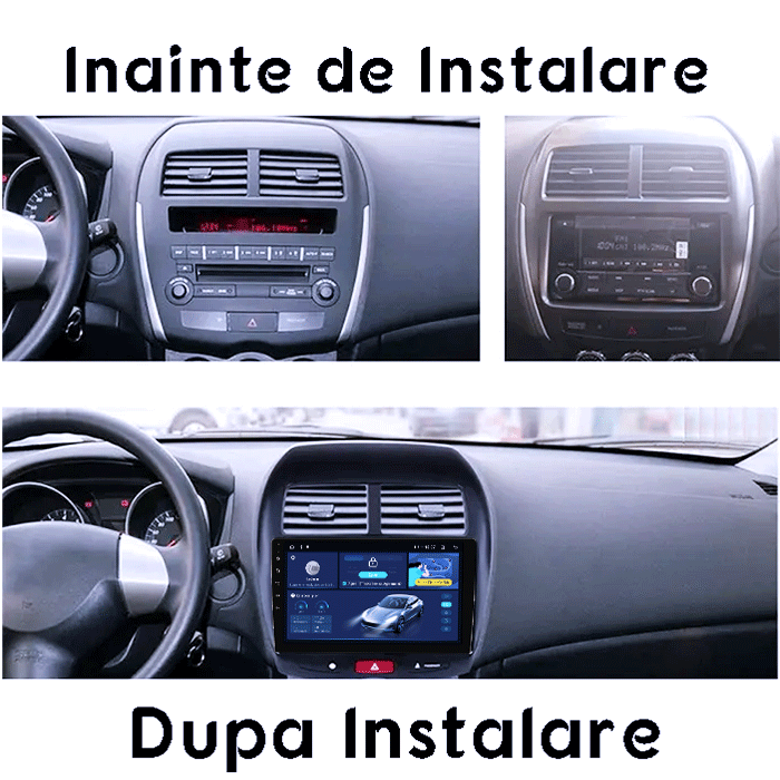 Navigatie dedicata Peugeot 4008 DUDU3, 4GB RAM 64GB ROM, Octacore, Platforma 8581, Android, Display QLED 10", DSP, Carplay&AndroidAuto [6]