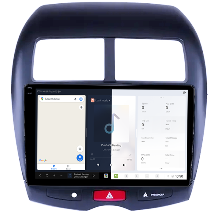 Navigatie dedicata Peugeot 4008 DUDU3, 4GB RAM 64GB ROM, Octacore, Platforma 8581, Android, Display QLED 10", DSP, Carplay&AndroidAuto [2]