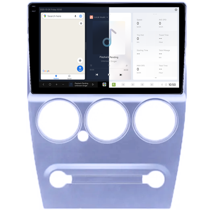 Navigatie dedicata Citroen Elysee 2008-2013 DUDU3, 4GB RAM 64GB ROM, Octacore, Platforma 8581, Android, Display QLED 10", DSP, Carplay&AndroidAuto [2]