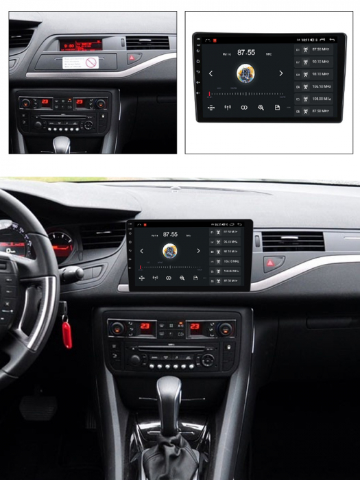 Navigatie dedicata Citroen C5 2009, 4 GB RAM 32 ROM, Android 13, Display QLED, 10",DSP, Carplay, Android Auto, Internet, Youtube , Waze , Wi Fi , Usb , Bluetooth , Mirrorlink [7]