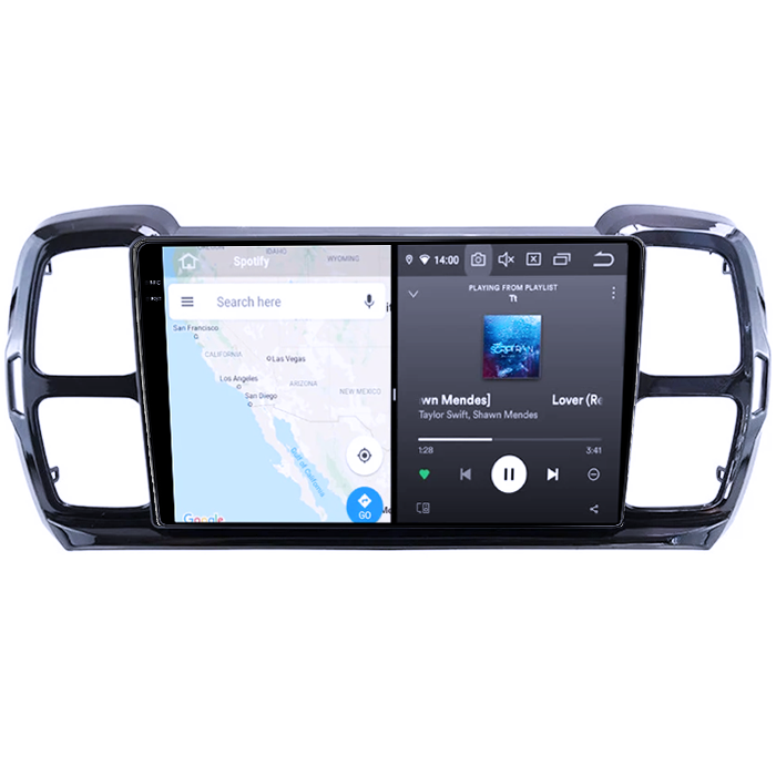 Navigatie dedicata Citroen C5 Aircross 2018+, 8GB RAM 128GB ROM, Octacore, Platforma TS18, Android 14, Display QLED 9", Suporta camera 360", DSP, Carplay&Android Auto, SIM 4G, Ventilator ActiV [1]