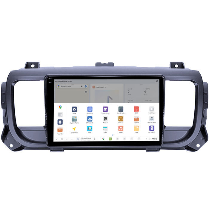 Navigatie dedicata Citroen Jumpy 2016-2021 DUDU3, 4GB RAM 64GB ROM, Octacore, Platforma 8581, Android, Display QLED 9", DSP, Carplay&AndroidAuto [3]