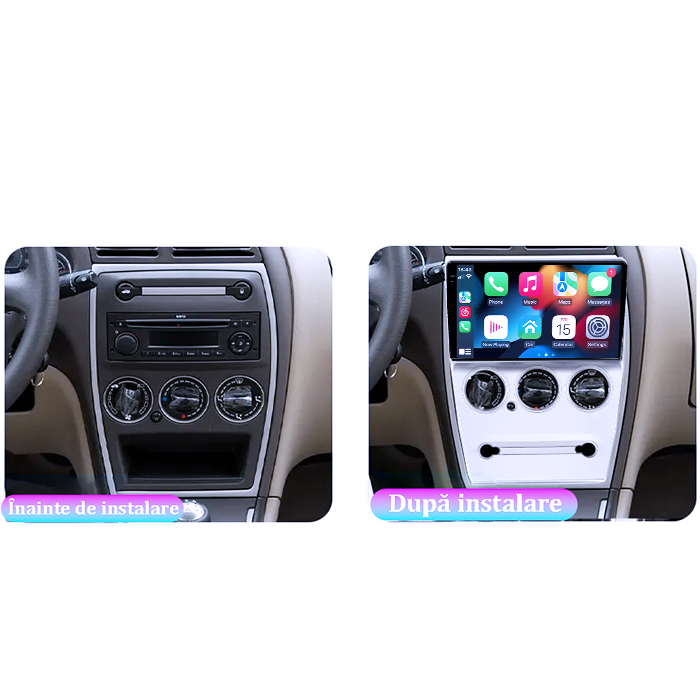 Navigatie dedicata Citroen Elysee 2008-2013, 4GB RAM 64GB ROM, Procesor Qualcomm Octacore, Android 14, Rezolutie 2K, Display QLED 9", DSP, Carplay&Android Auto, SIM 4G [7]