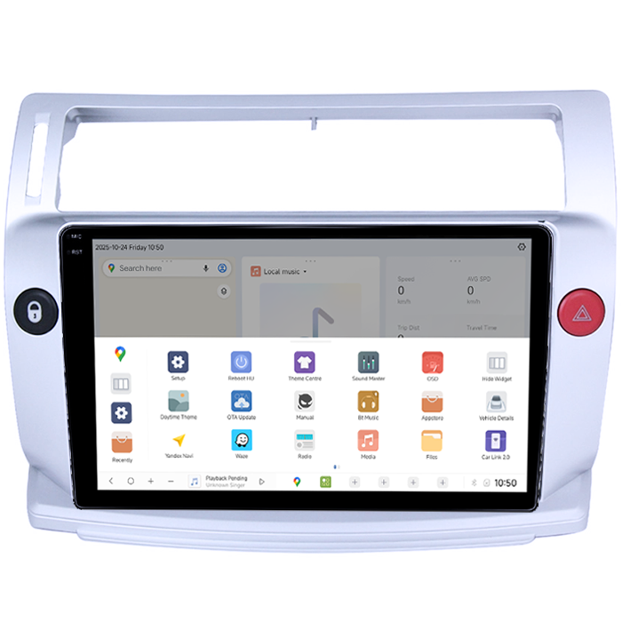 Navigatie dedicata Citroen C4 2004-2014 DUDU3, 4GB RAM 64GB ROM, Octacore, Platforma 8581, Android, Display QLED 9", DSP, Carplay&AndroidAuto [3]
