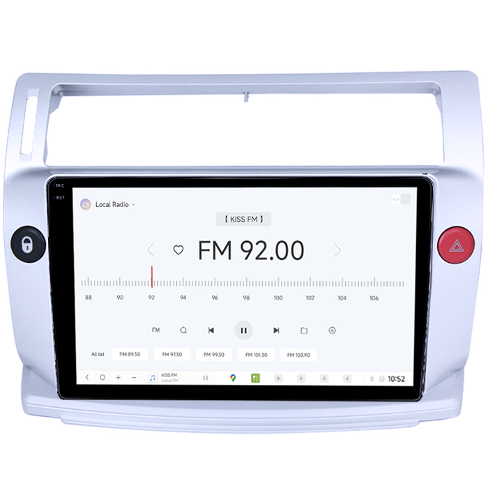 Navigatie dedicata Citroen C4 2004-2014 DUDU3, 4GB RAM 64GB ROM, Octacore, Platforma 8581, Android, Display QLED 9", DSP, Carplay&AndroidAuto [4]