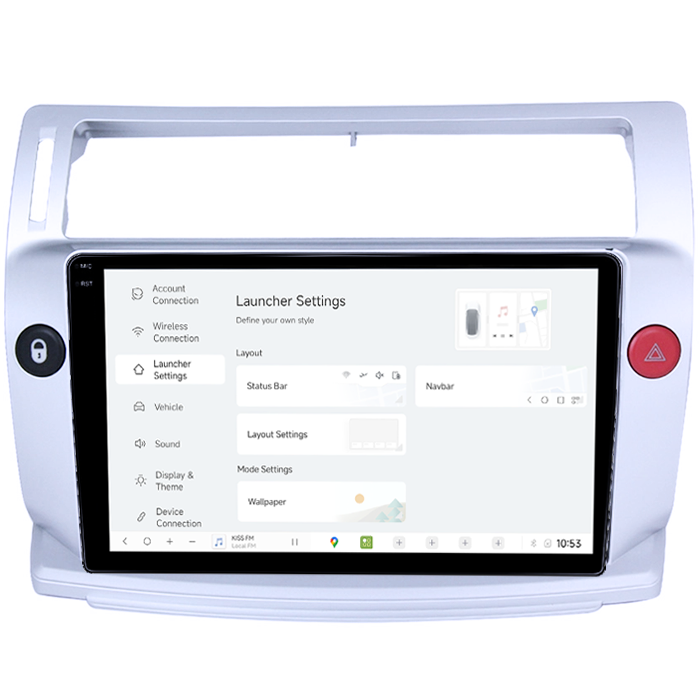 Navigatie dedicata Citroen C4 2004-2014 DUDU3, 4GB RAM 64GB ROM, Octacore, Platforma 8581, Android, Display QLED 9", DSP, Carplay&AndroidAuto [5]