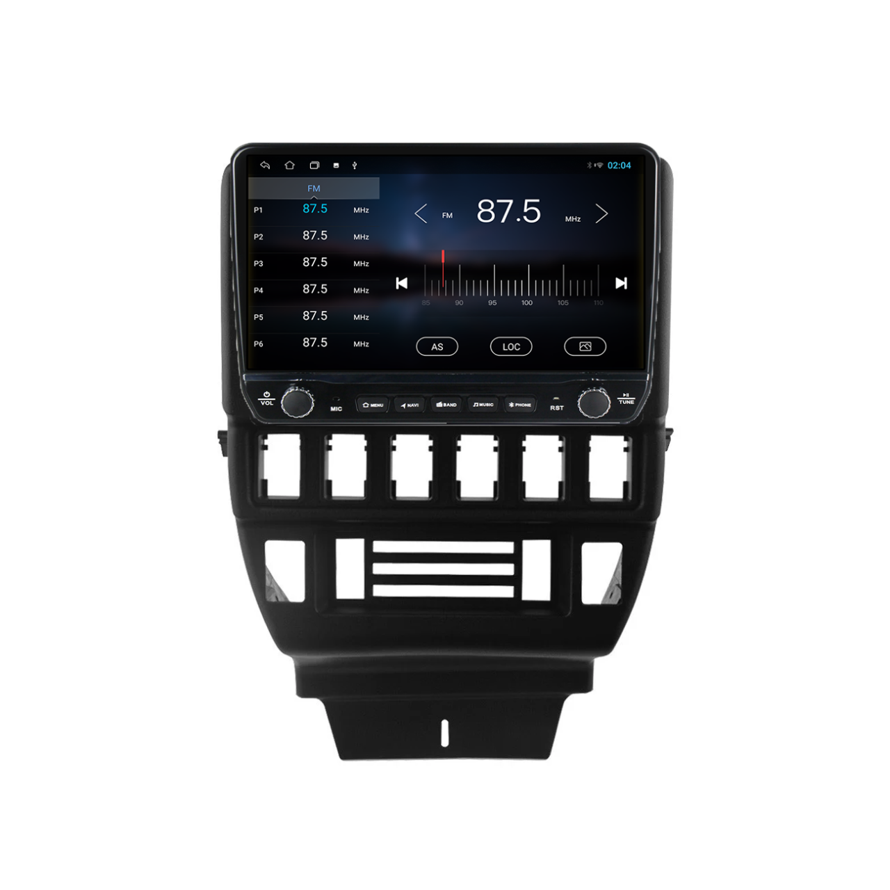 Navigatie dedicata Lada 2329 Tesla Cu Butoane Rotative Model 2024, 4GB RAM 64GB ROM, Procesor Quadcore, Android, Display QLED 10", DSP, Carplay&AndroidAuto [4]
