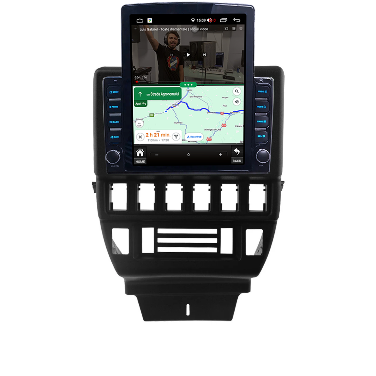 Navigatie dedicata Lada 2329 Tesla Style, 4GB RAM 64GB ROM, Procesor Quadcore, Android, Display QLED 9.7", DSP, Carplay&Android Auto [5]