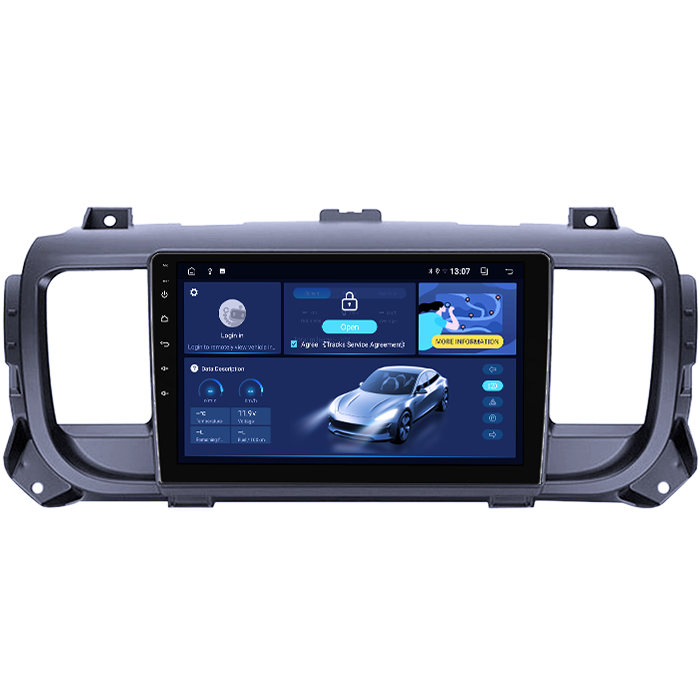 Navigatie dedicata Citroen Jumpy 2016-2021, 8GB RAM 128GB ROM, Octacore, Platforma TS18, Android 13, Display QLED 9”, Suporta camera 360º, DSP, Carplay&Android Auto, SIM 4G, Ventilator Activ [2]