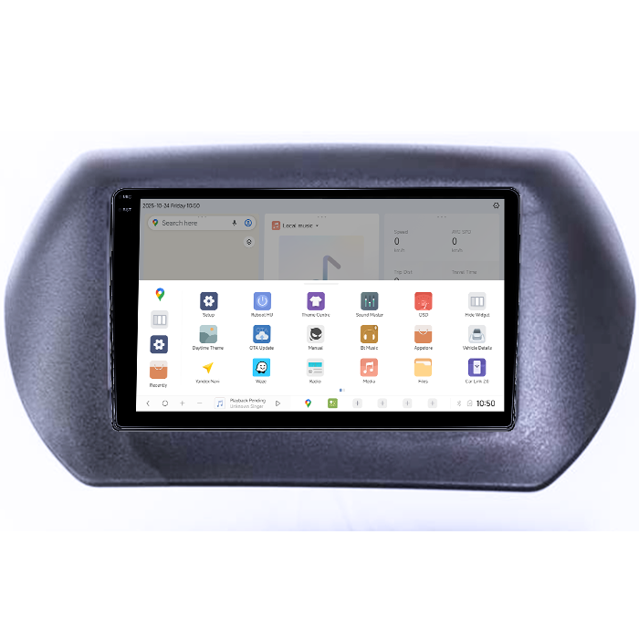 Navigatie dedicata Fiat Fiorino 2008/Citroen Nemo/Peugeot Bipper DUDU3, 4GB RAM 64GB ROM, Octacore, Platforma 8581, Android, Display QLED 9", DSP, Carplay&AndroidAuto [3]