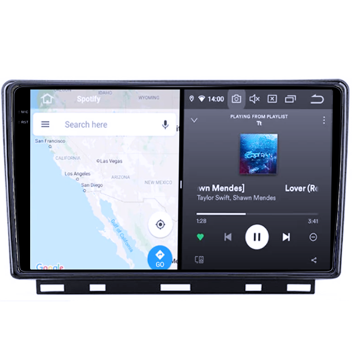 Navigatie dedicata Clio 5, 12GB RAM 256GB ROM, Android 13, Rezolutie 2K, Display QLED 9", DSP, Carplay&Android Auto, SIM 4G, Ventilator Activ, Suport Camere 360 [2]
