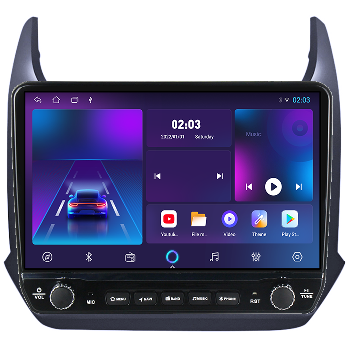 Navigatie dedicata Cobalt 2011-2018 Tesla cu butoane rotative model 2024, 4GB RAM 64GB ROM, Procesor Quadcore, Android 14, Display QLED 10", DSP, Carplay&Android Auto [7]