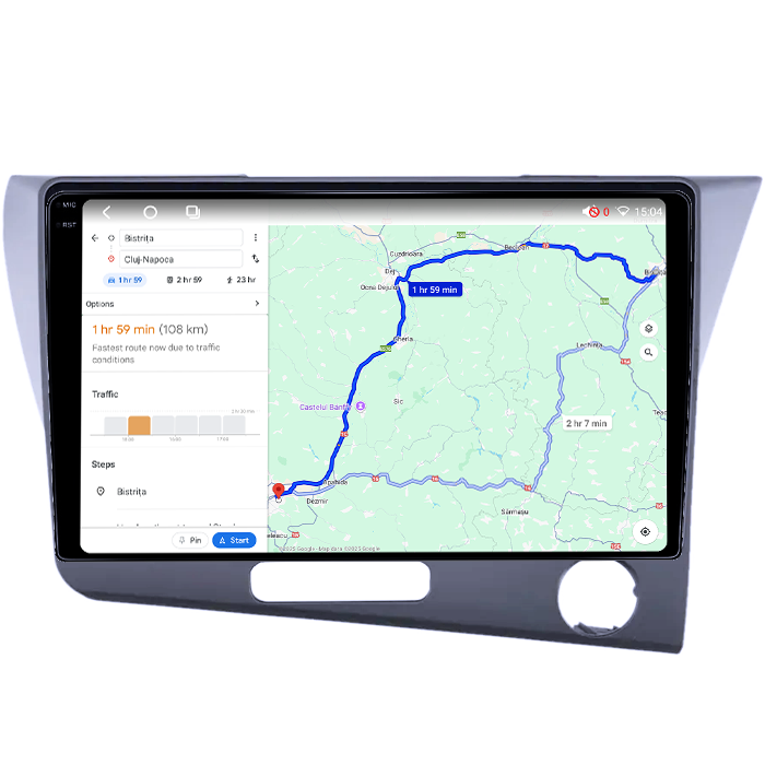 Navigatie dedicata Honda CR-Z, 4GB RAM 64GB ROM, Octacore, Android 14, Display QLED 1K 9", Carplay&Android Auto, SIM 4G, Ventilator Activ [5]